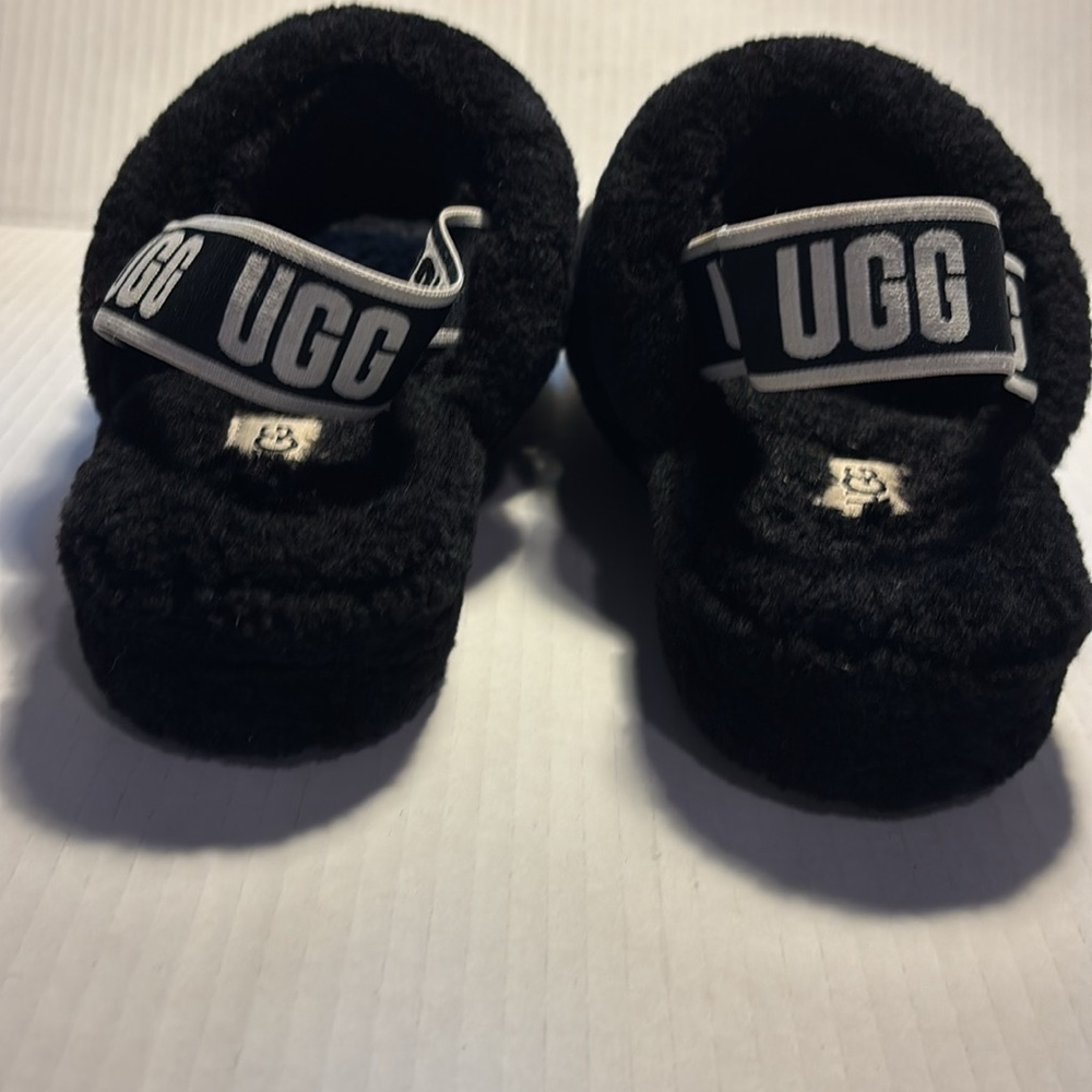 Ugg Fluff Yeah Sling Back Shearling Slippers Euc … - image 4